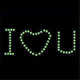 Colorful Glow in the Dark Luminous Stars - anytrendy