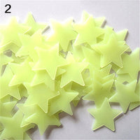 Colorful Glow in the Dark Luminous Stars - anytrendy