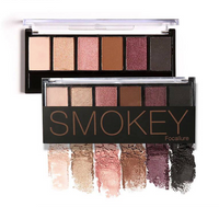 6 Colors Eyeshadow Palette Glamorous Smokey Eye - anytrendy