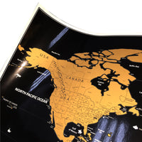 Premium Scratch-Off Personalized Travel Map Poster - anytrendy