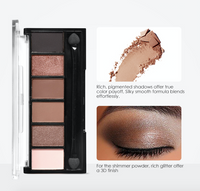 6 Colors Eyeshadow Palette Glamorous Smokey Eye - anytrendy